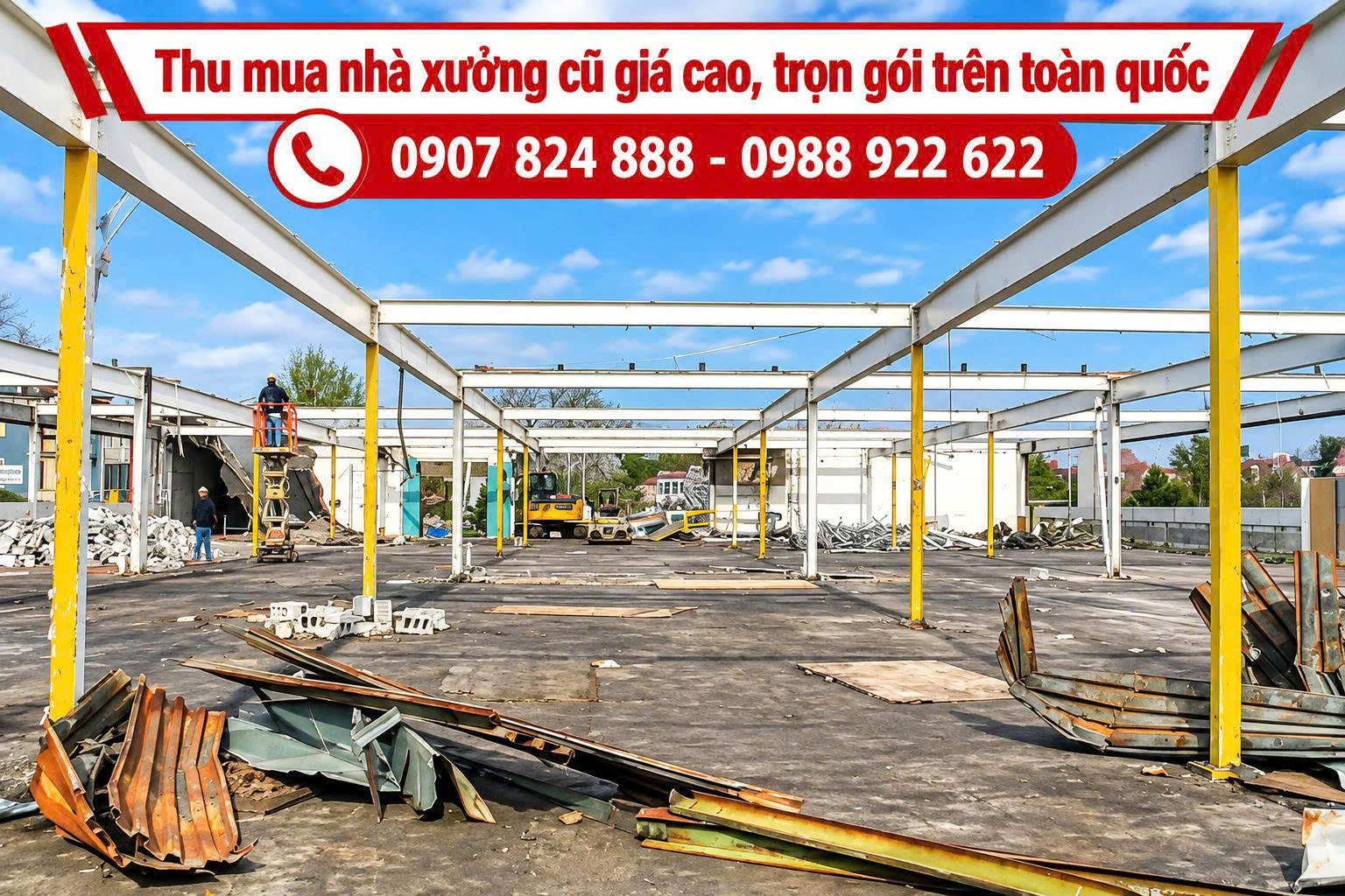 thu mua nhà xưởng cũ