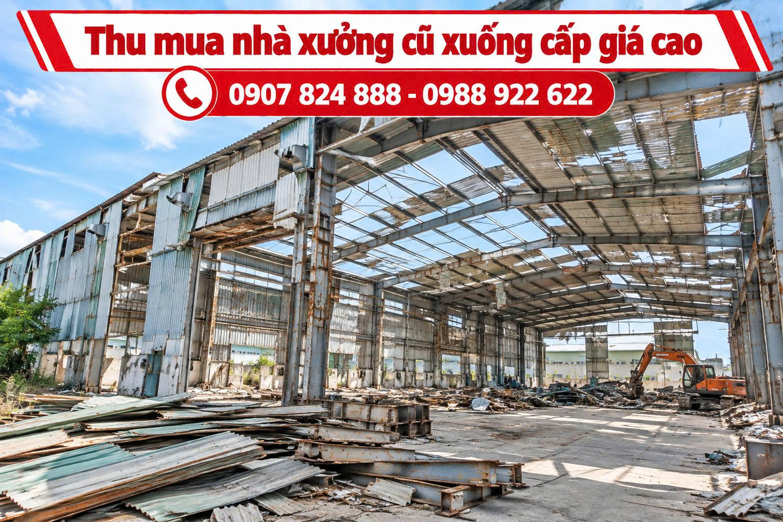 thu mua nhà xưởng cũ