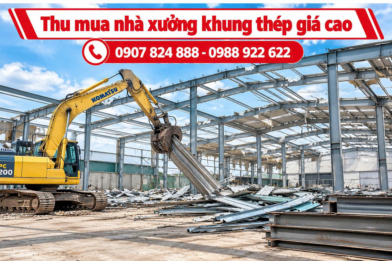 thu mua nhà xưởng cũ