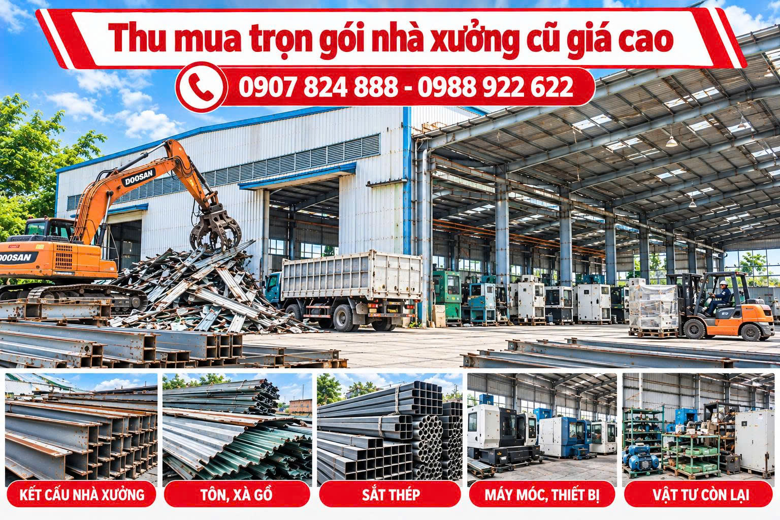 thu mua nhà xưởng cũ