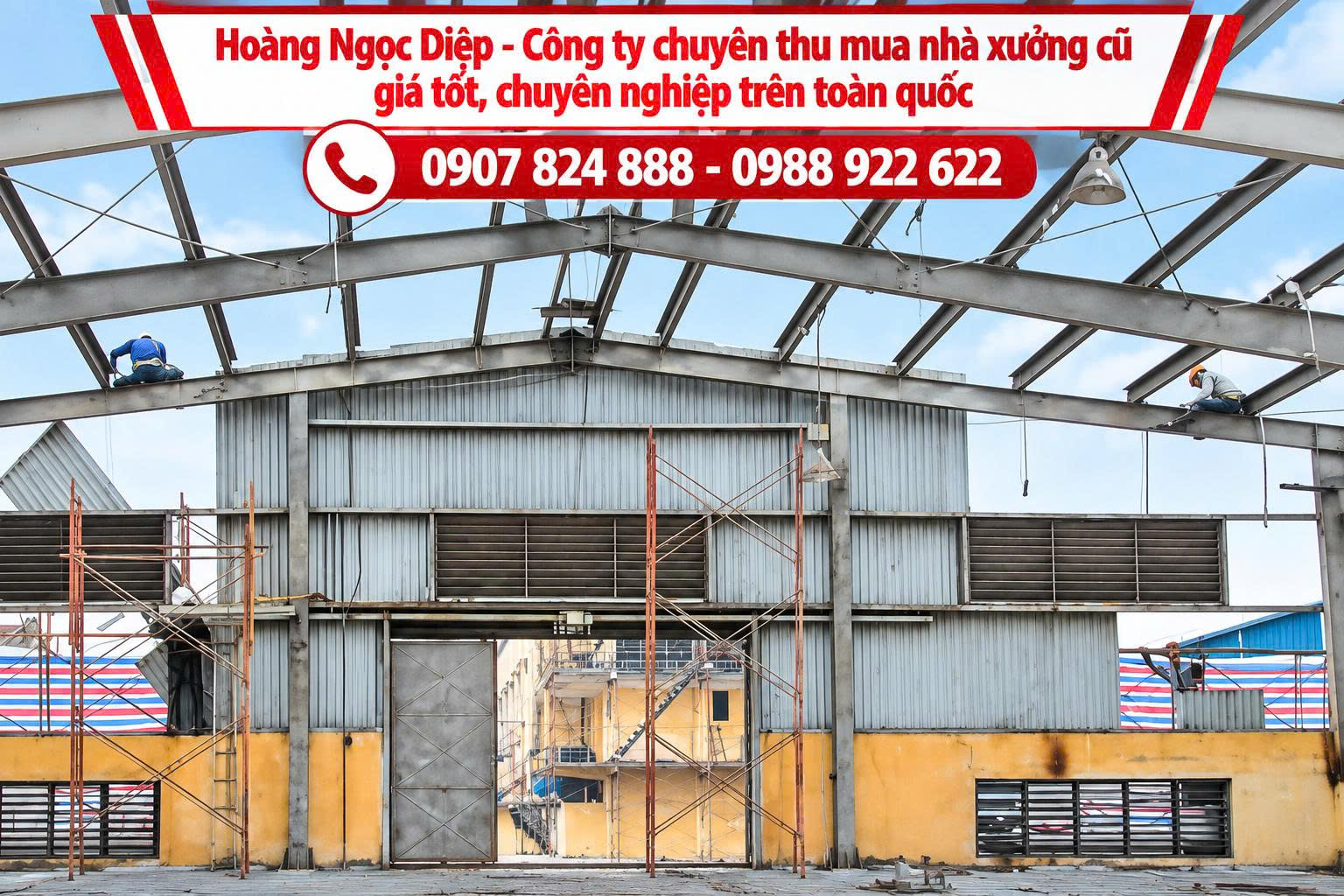 thu mua nhà xưởng cũ