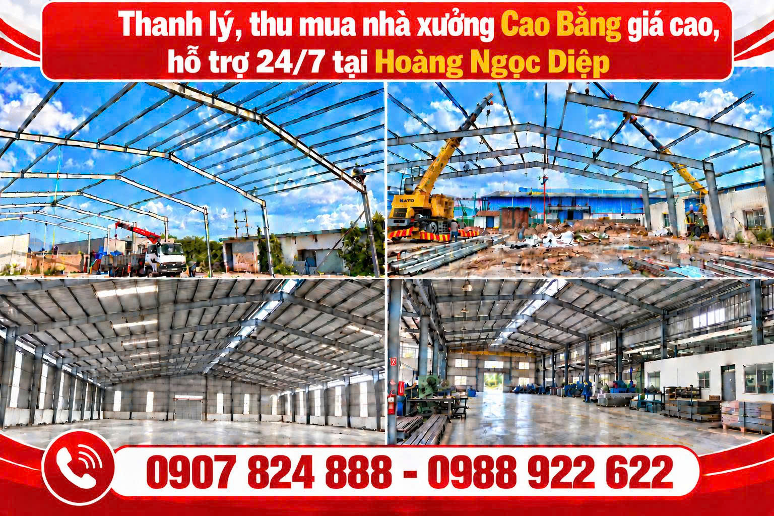 Thu mua nhà xưởng Cao Bằng