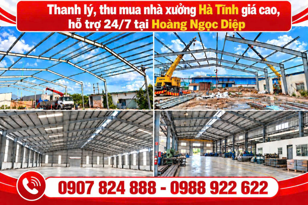 Thu mua nhà xưởng Hà Tĩnh