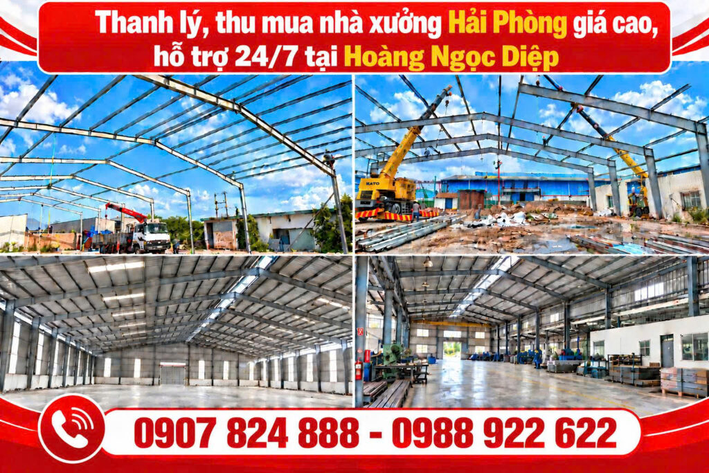 Thu mua nhà xưởng Hải Phòng