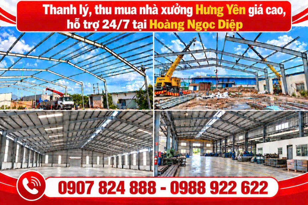 Thu mua nhà xưởng Hưng Yên