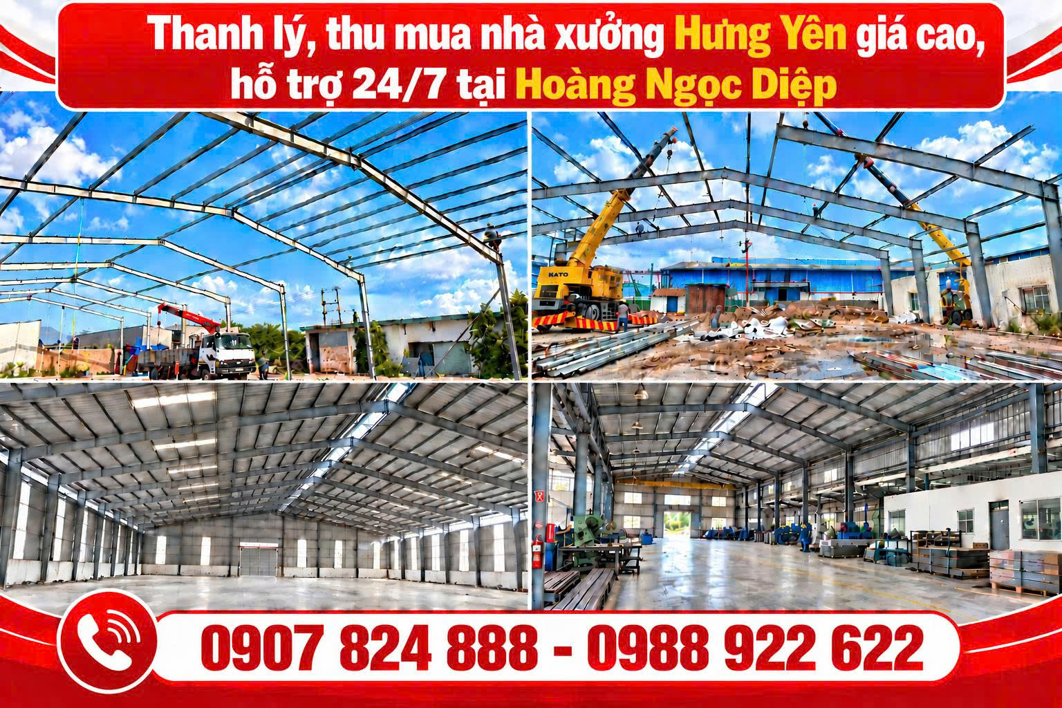 Thu mua nhà xưởng Hưng Yên