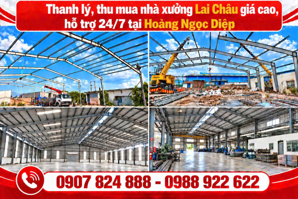 Thu mua nhà xưởng Lai Châu