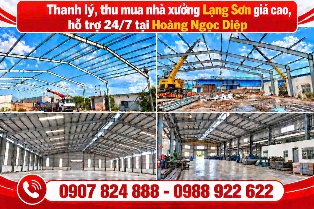 Thu mua nhà xưởng Lạng Sơn