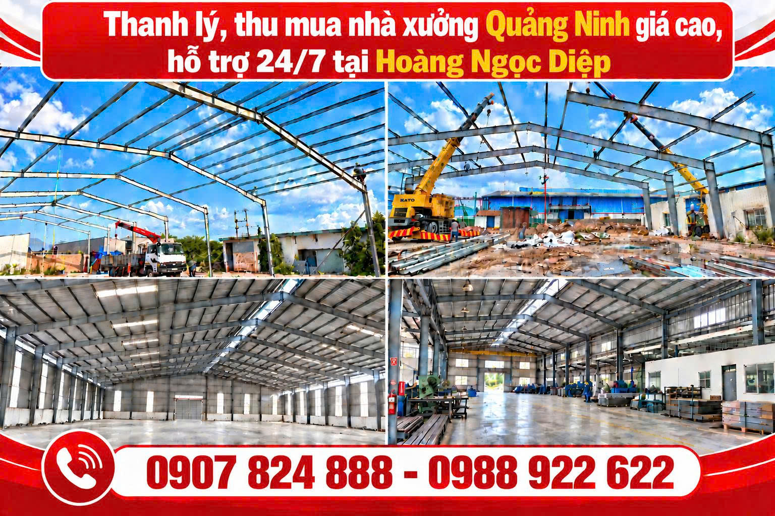 Thu mua nhà xưởng Quảng Ninh
